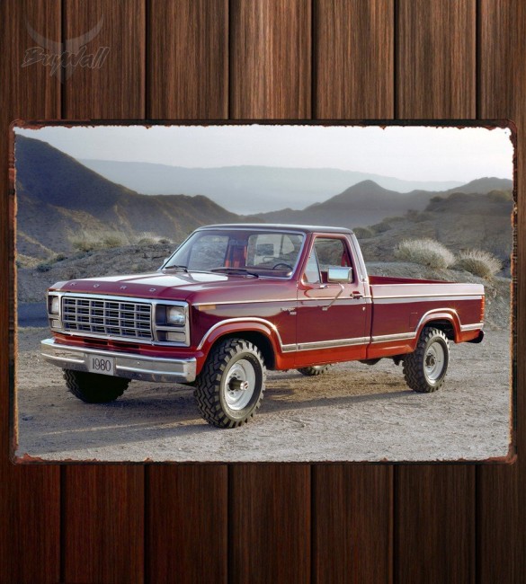 Металлическая табличка Ford F-250 Ranger Металлическая табличка Ford F-250 Ranger